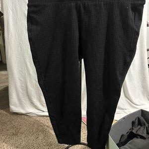 Woman’s Black Checkered Pants